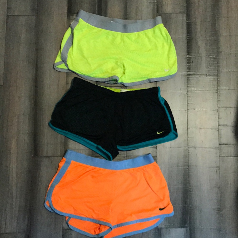 3 pair of dri fit Nike shorts women’s M